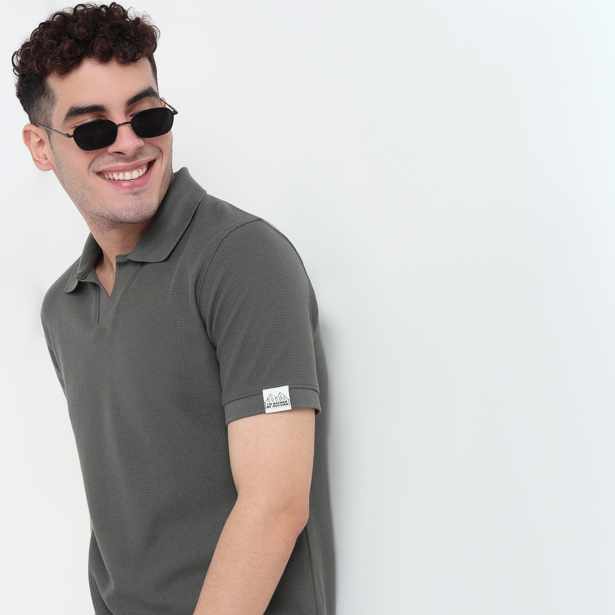 【LEINWANDE】 Landscape Jacquard Polo Jacquard Island Polo T-Shirt – Style Union