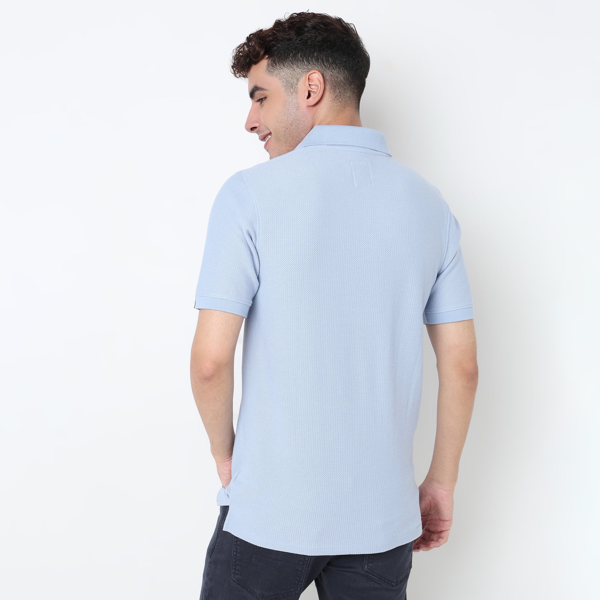 Jacquard Island Polo T-Shirt