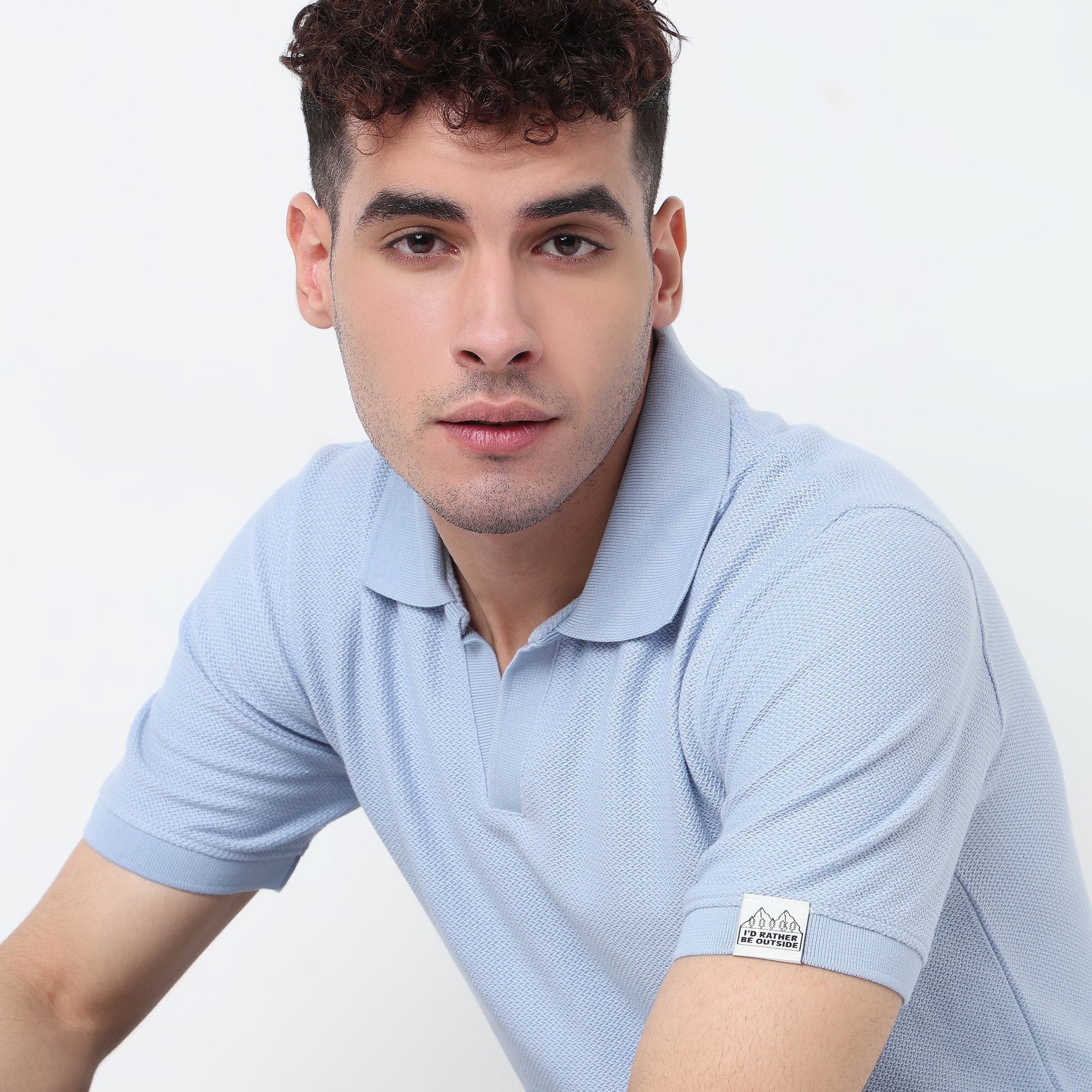 Jacquard Island Polo T-Shirt – Style Union