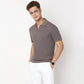 Jacquard Johnny Collar Island Polo T-Shirt