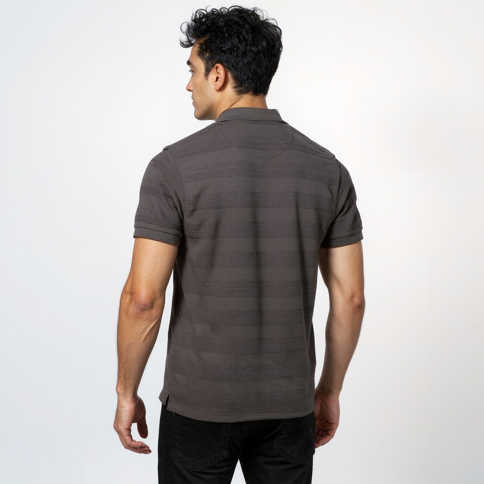 Regular Fit Structured Regular Length Polo T-Shirt
