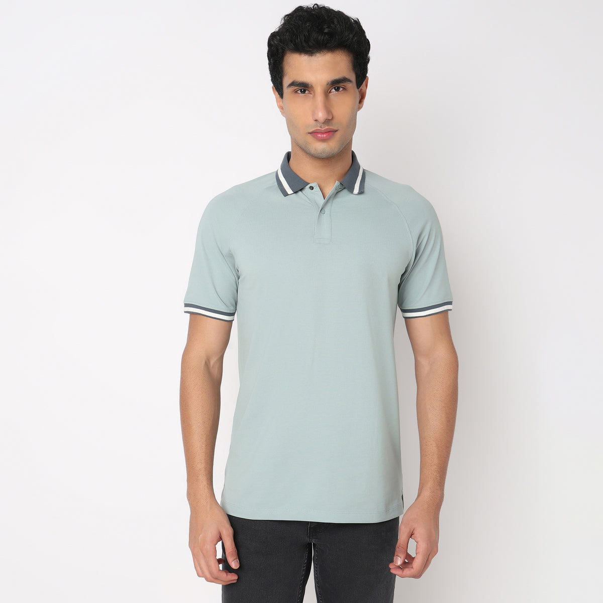 Urban Polo Solid Polo T-Shirt