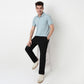 Buy Men Regular Fit Structured Half Sleeve T-Shirt  - Style Union