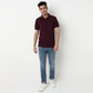 Buy Men Regular Fit Structured Half Sleeve T-Shirt  - Style Union