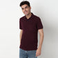 Buy Men Regular Fit Structured Half Sleeve T-Shirt  - Style Union