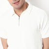 Structured Cotton Polyester Polo T-Shirt