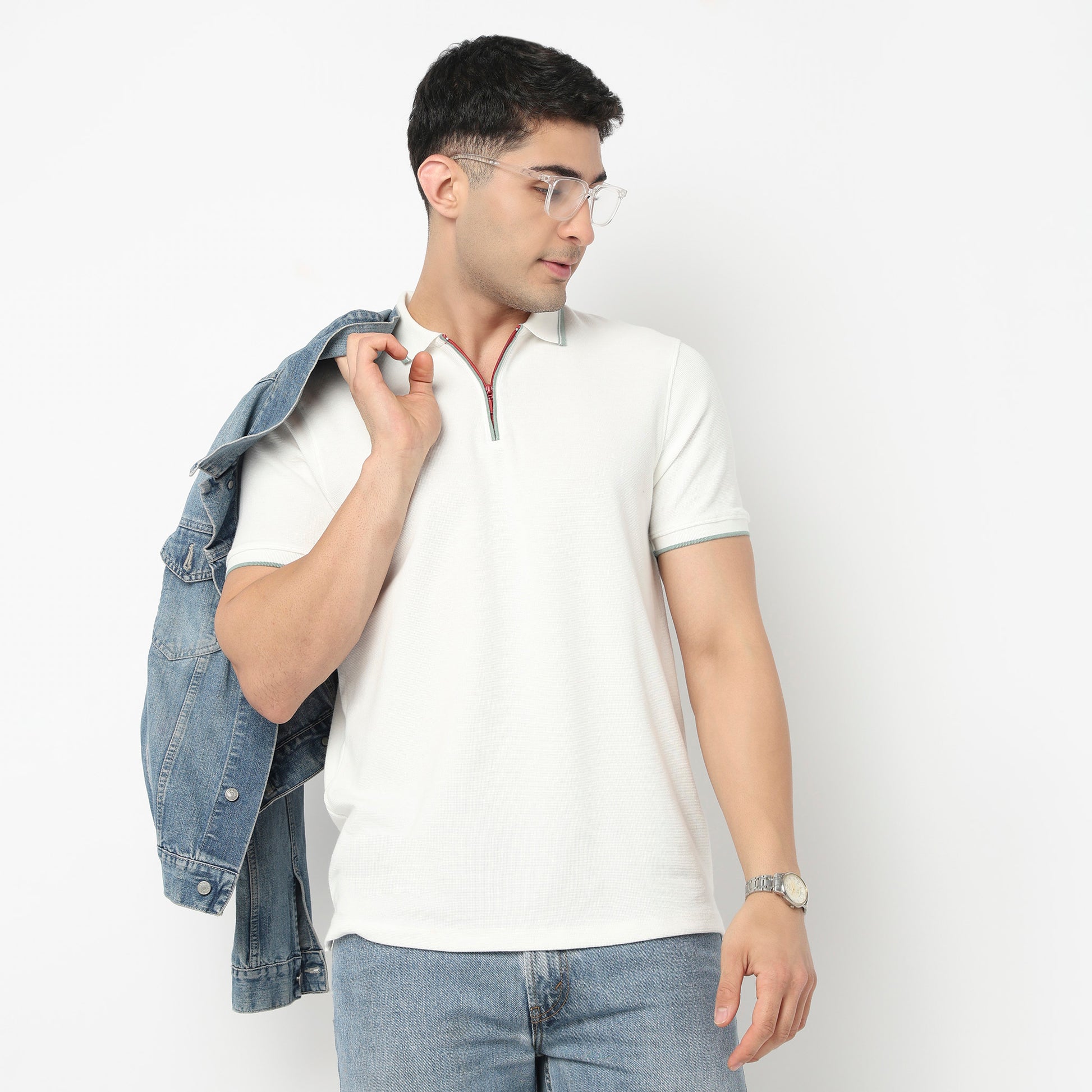 Structured Smart Polo T-Shirt