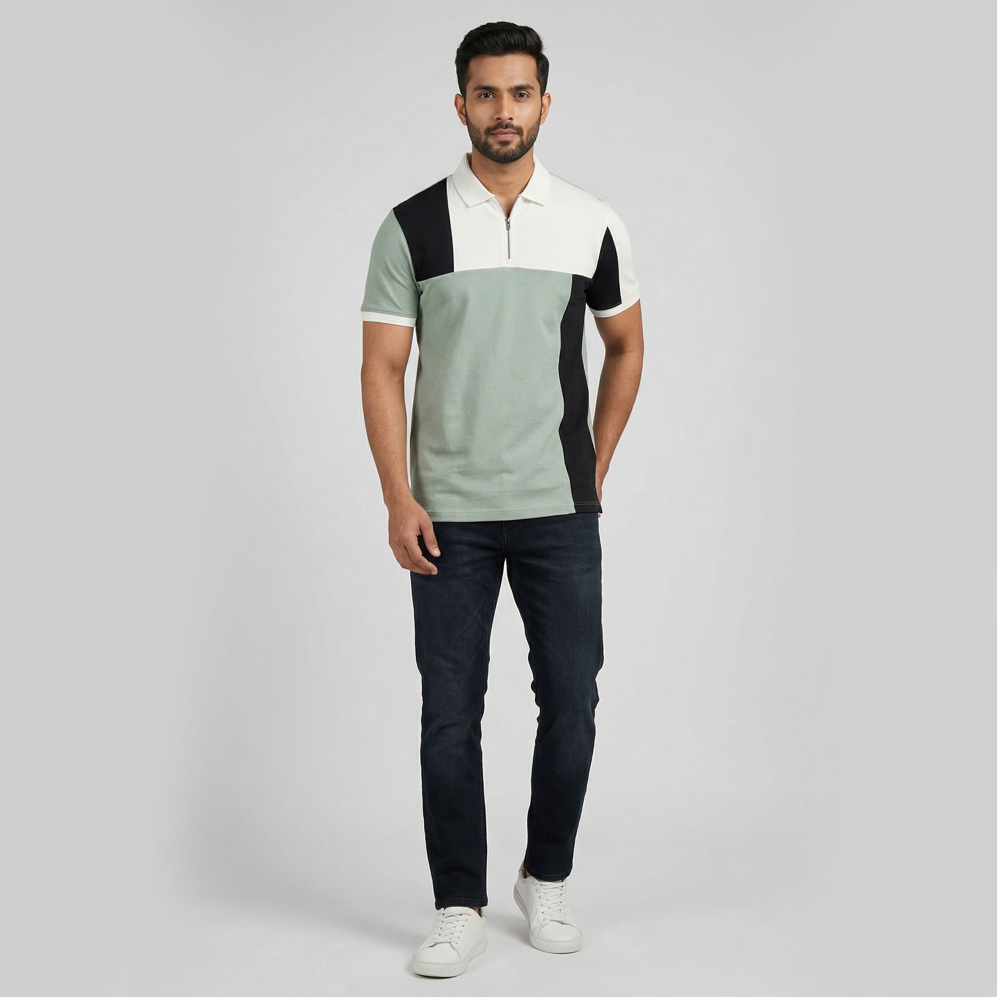Cotton Structured Brunch Polo T-Shirt