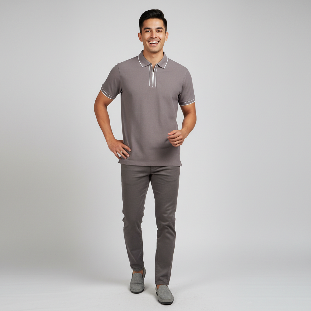 Knitted Weekend Polo T-Shirt