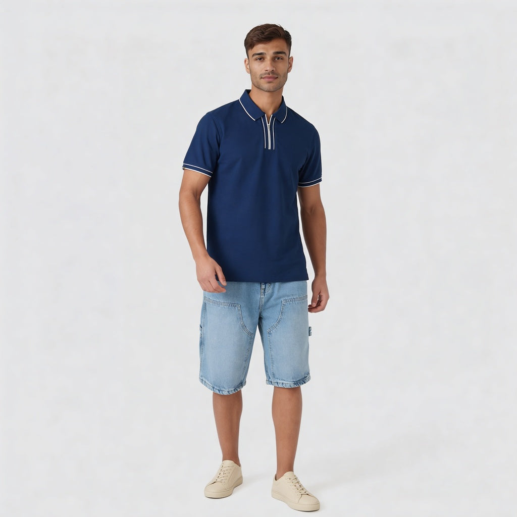 Knitted Weekend Polo T-Shirt