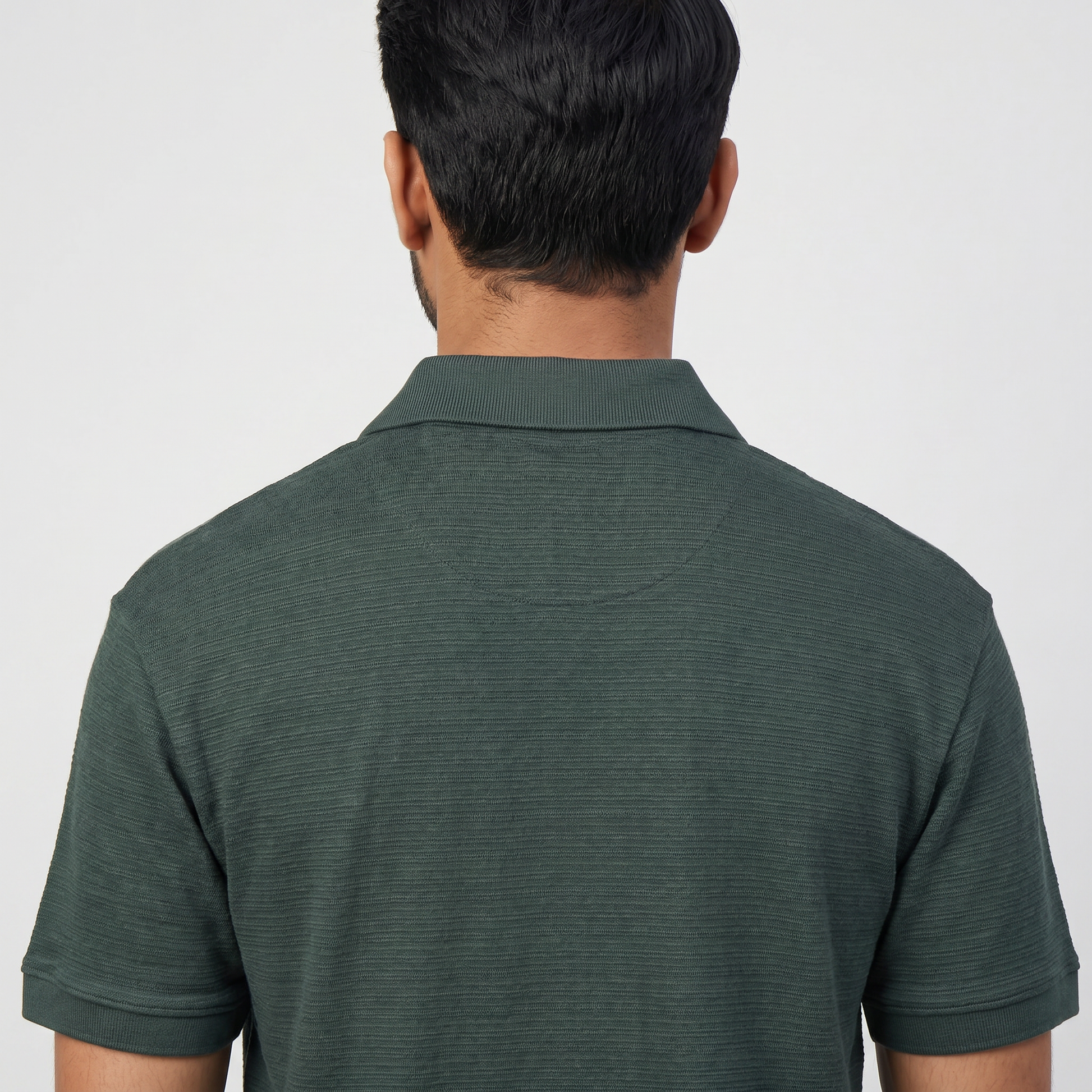 Cotton Structured Island Polo T-Shirt
