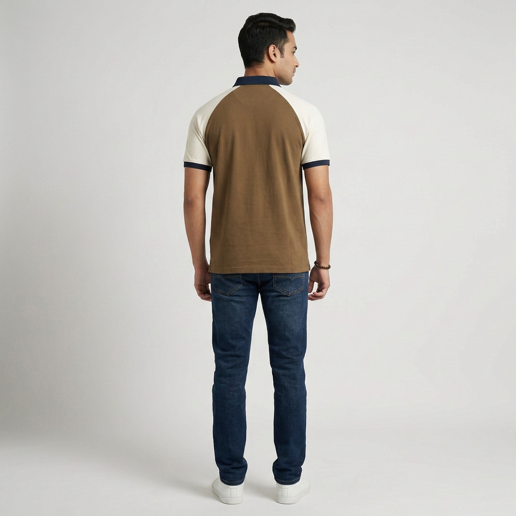 Cut and Sew Urban Polo T-Shirt