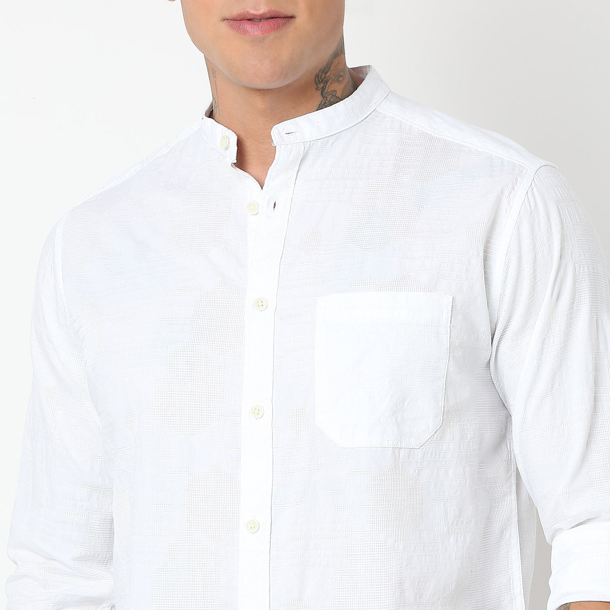 Regular Fit Solid Shirt