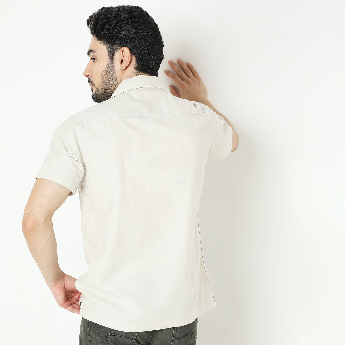 Regular Fit Solid Shirt