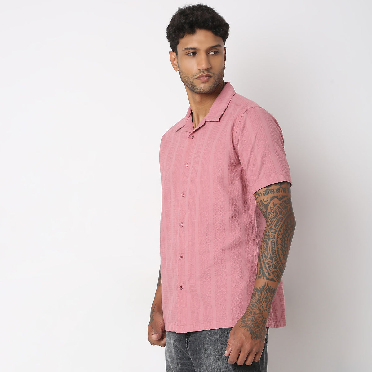 Regular Fit Structured Shirt