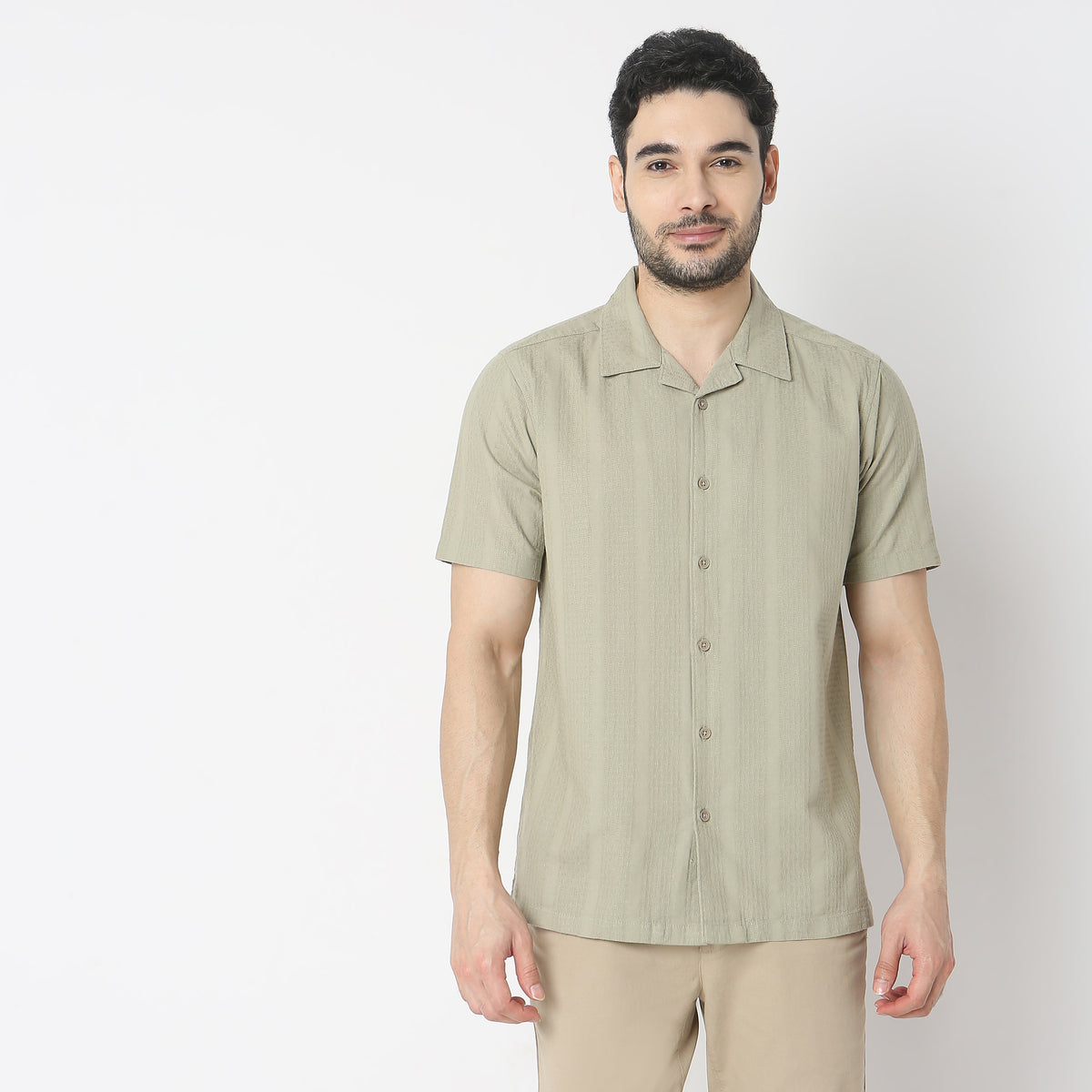 Regular Fit Structured Shirt