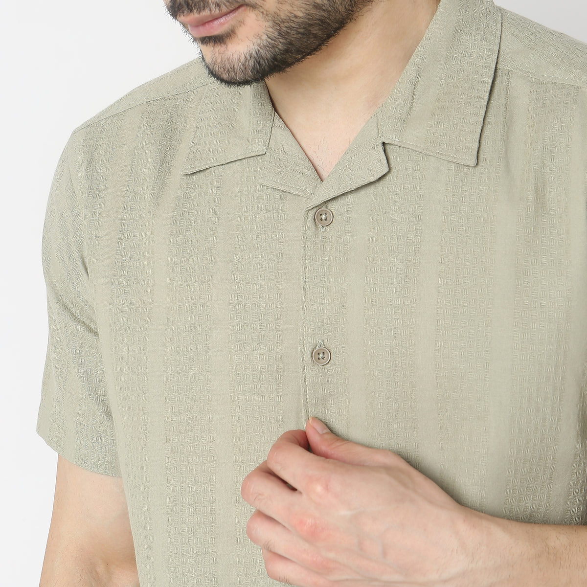 Regular Fit Structured Shirt