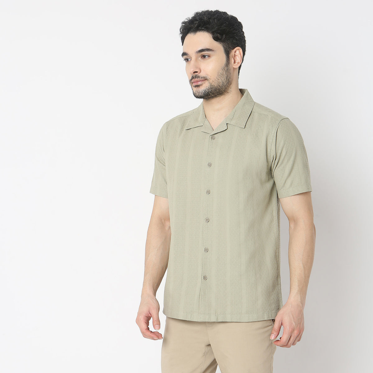 Regular Fit Structured Shirt