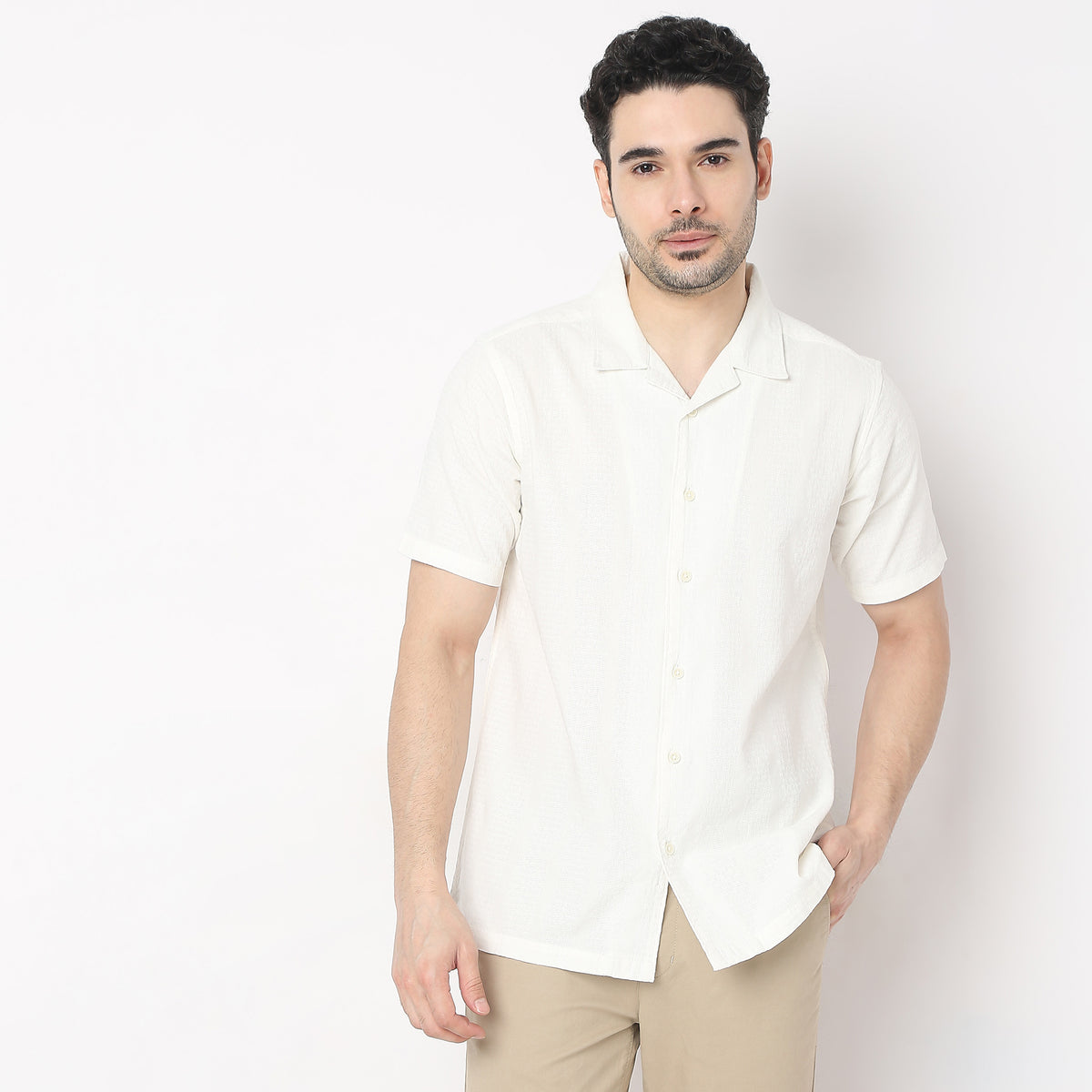 Regular Fit Structured Shirt