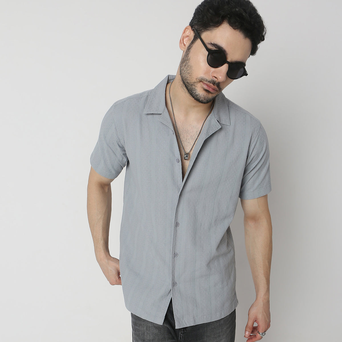 Regular Fit Structured Shirt