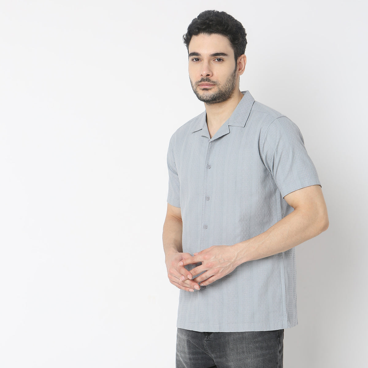 Regular Fit Structured Shirt