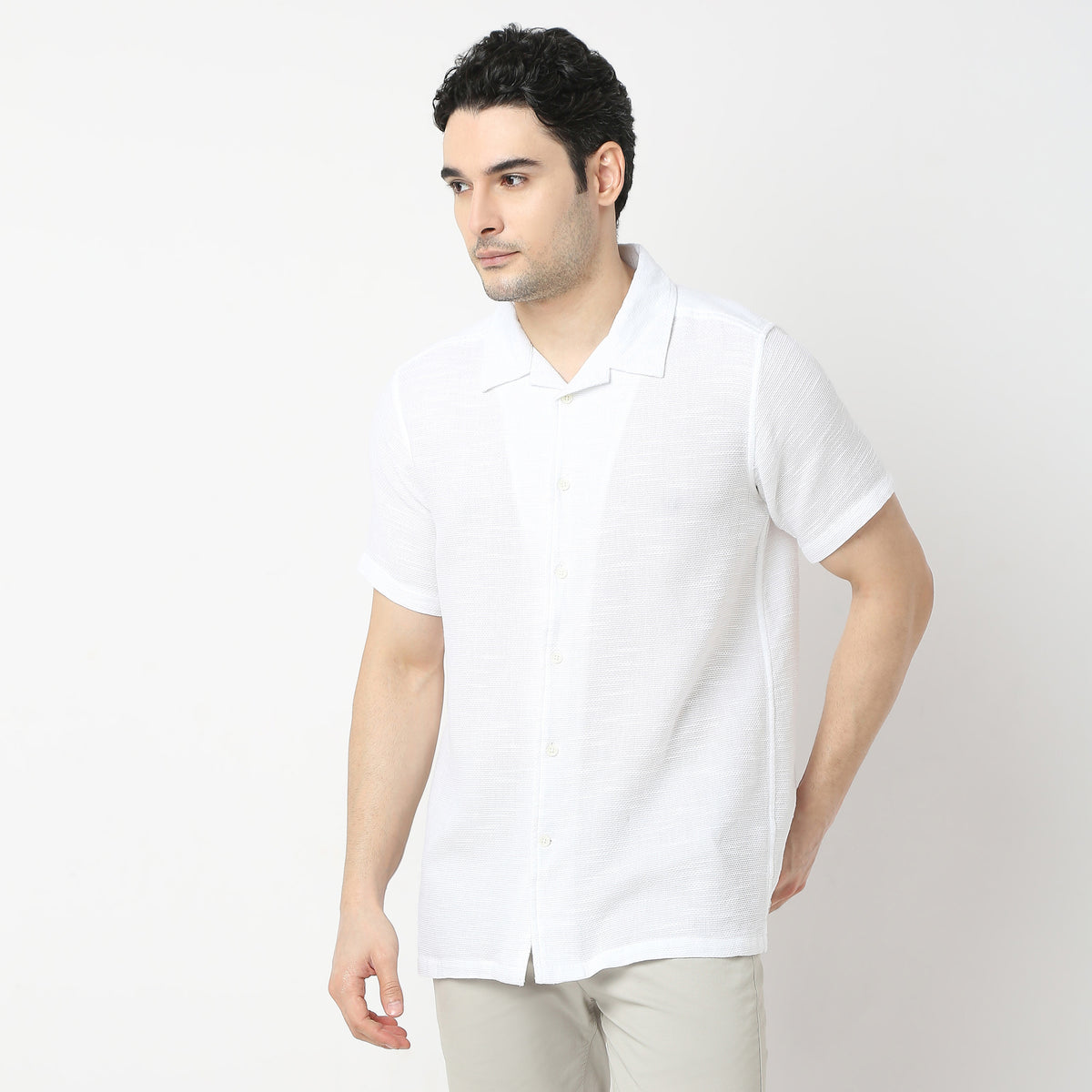 Regular Fit Structured Shirt