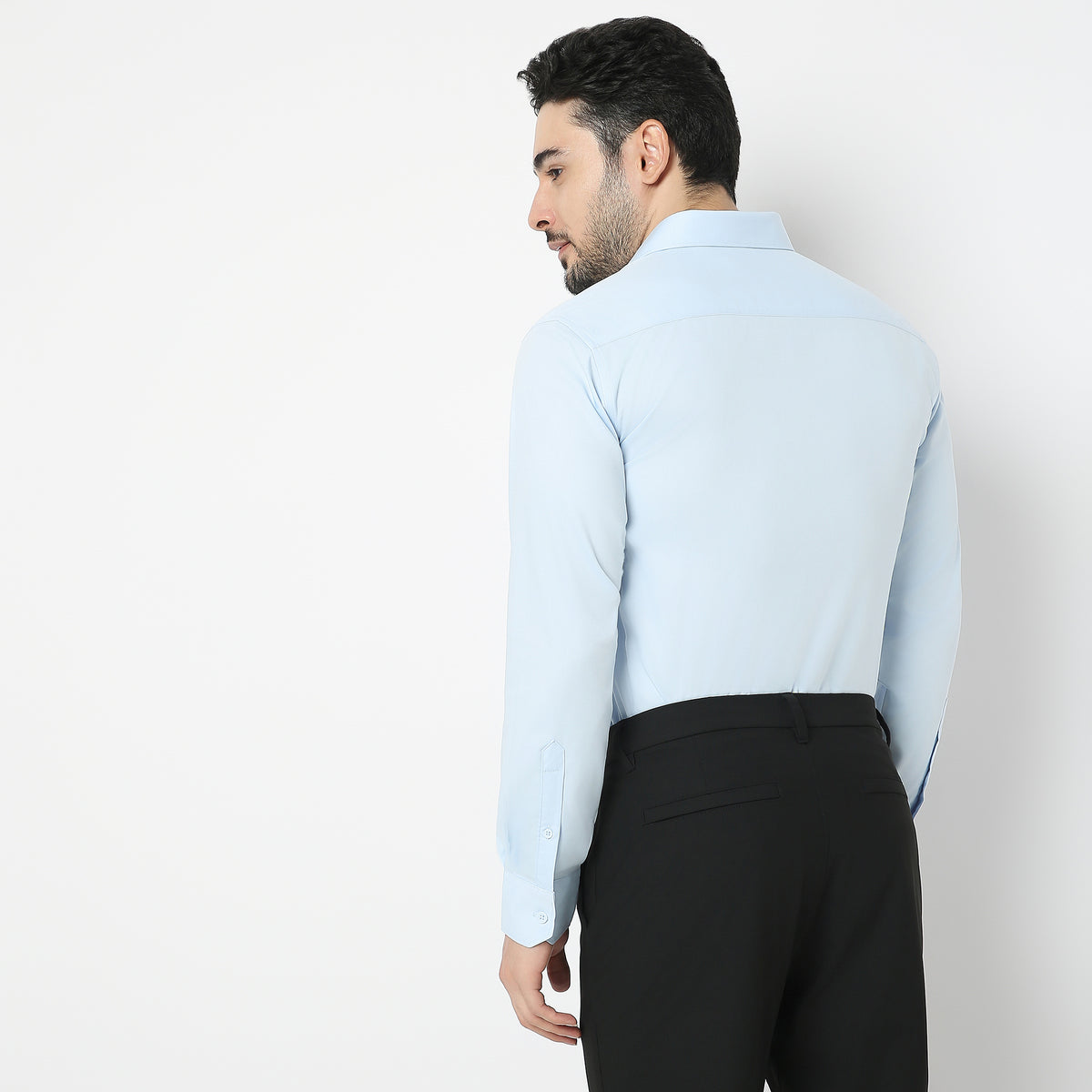 Slim Fit Solid Shirt