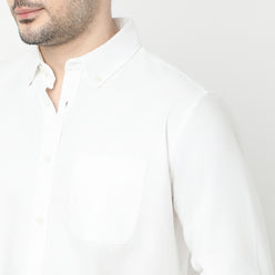 Slim Fit Solid Shirt