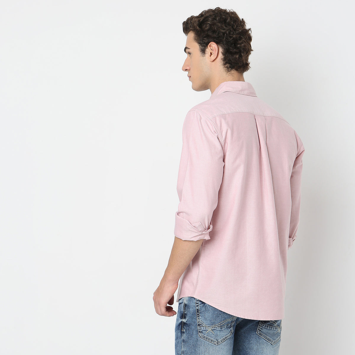 Slim Fit Solid Shirt