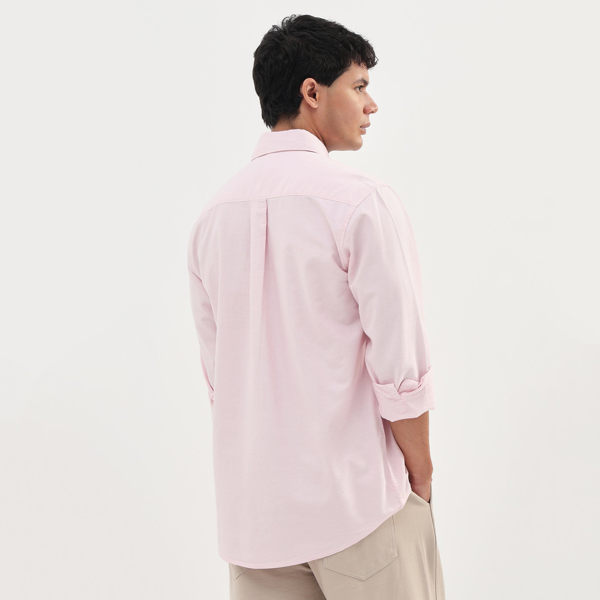 Slim Fit Solid Shirt
