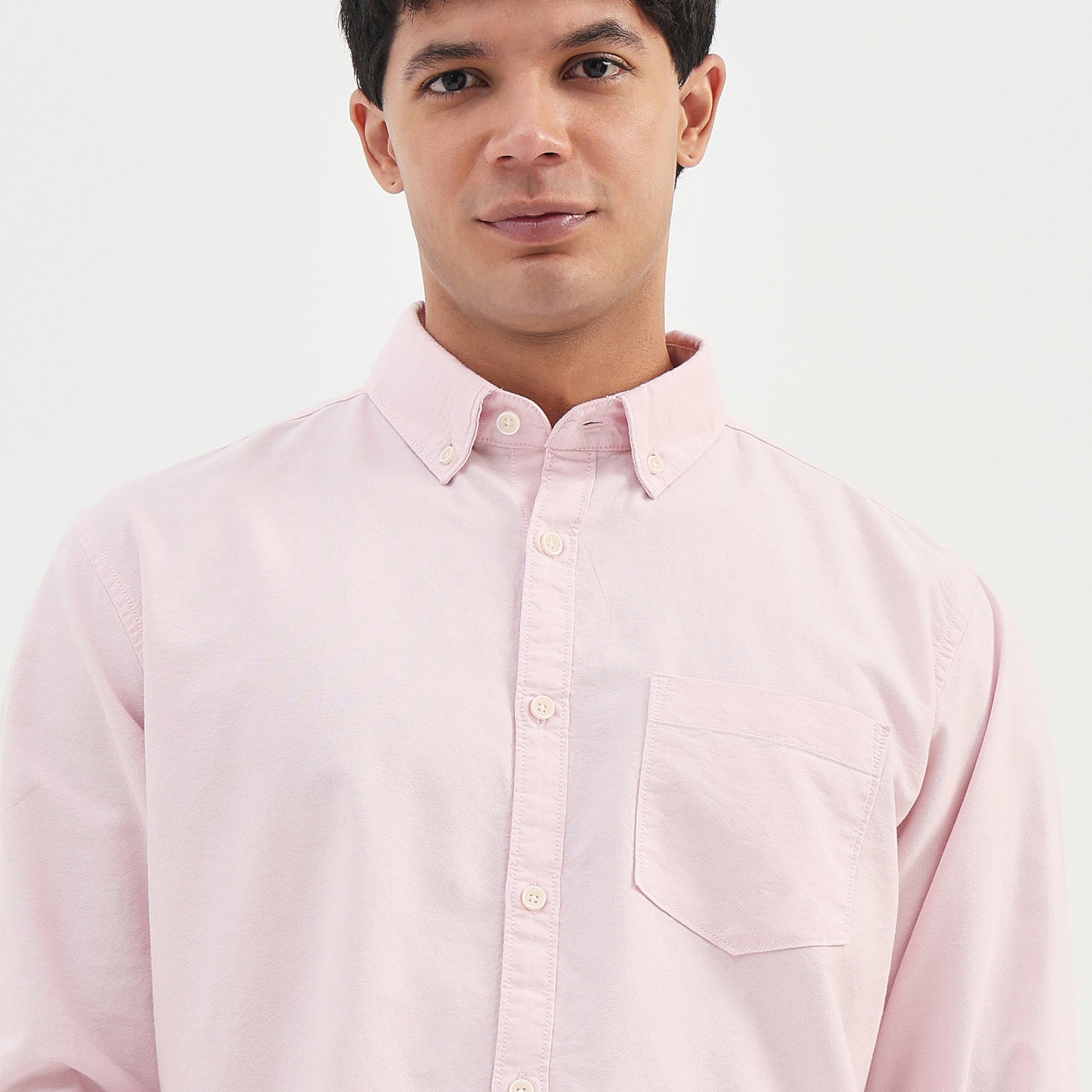 Slim Fit Solid Shirt