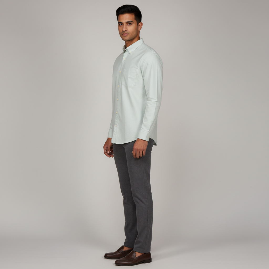 Slim Fit Solid Shirt