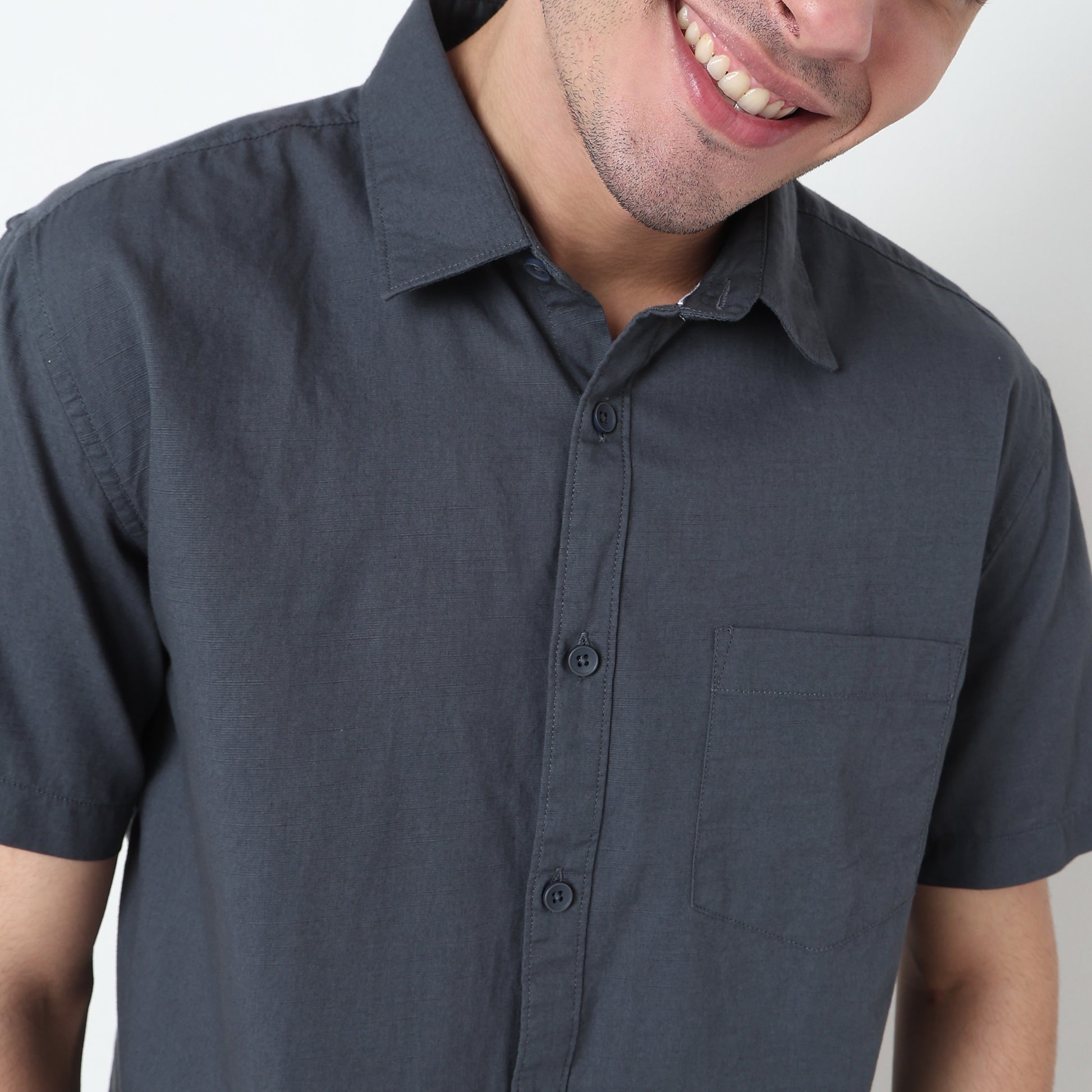 Regular Fit Solid Shirt