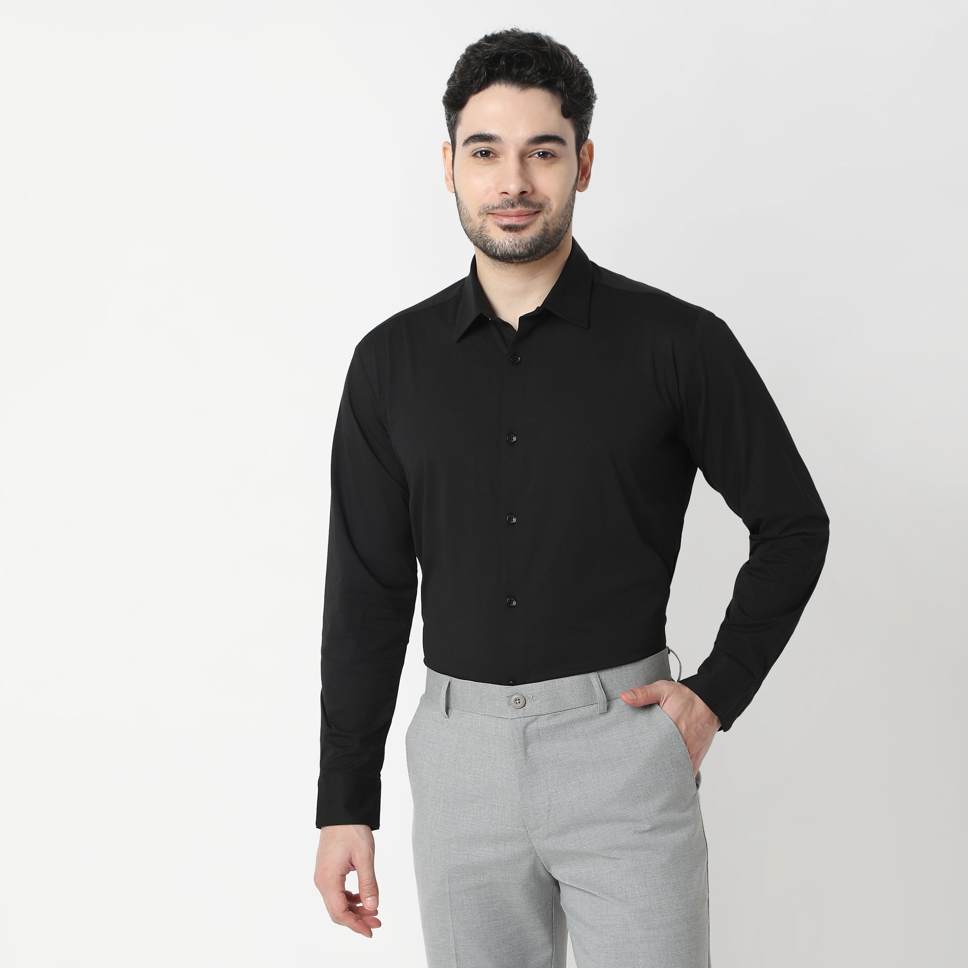Slim Fit Modern Smart Travelator Shirt