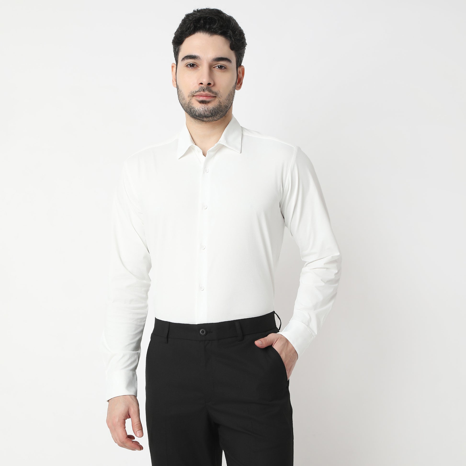 Slim Fit Modern Smart Travelator Shirt