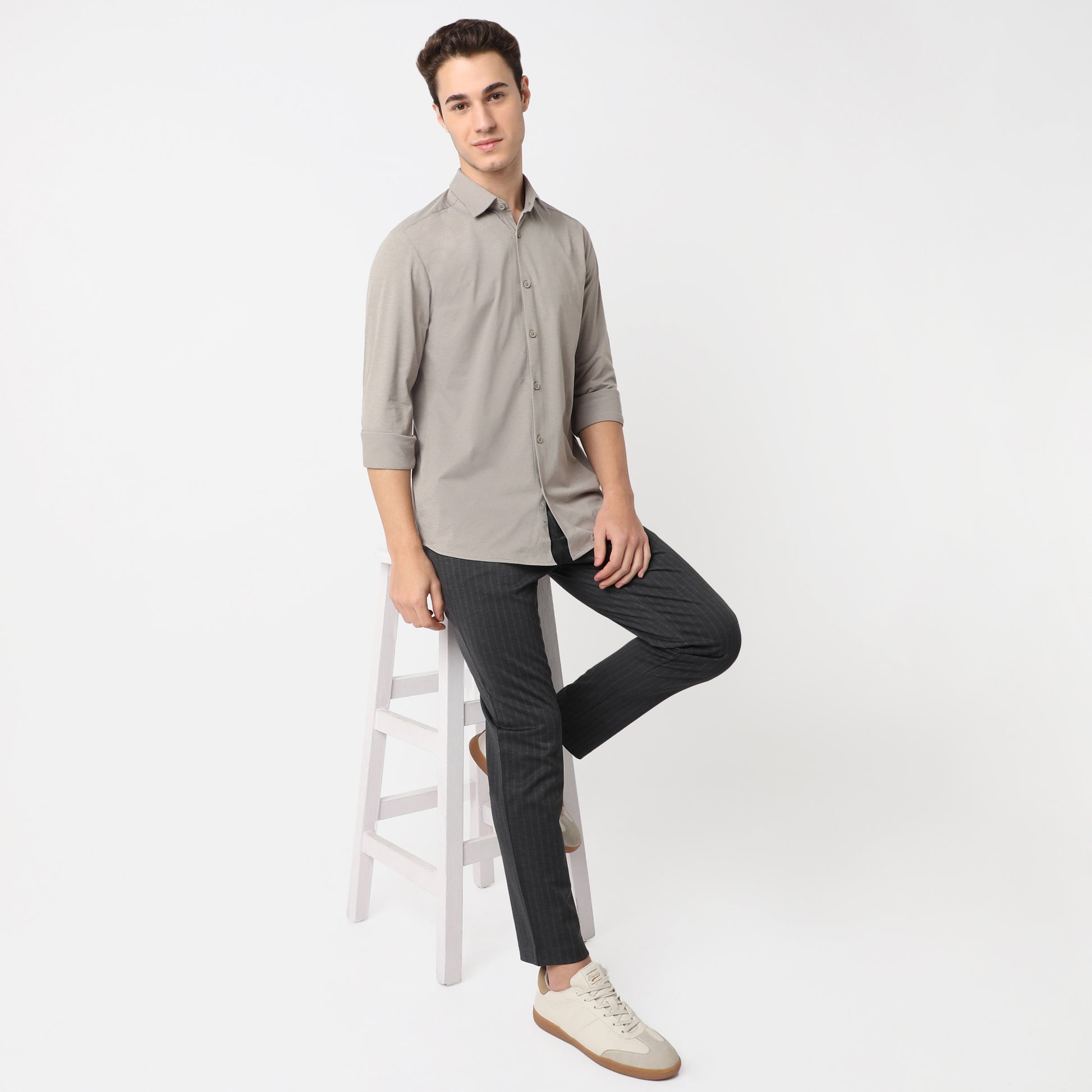 Slim Fit Modern Smart Travelator Shirt