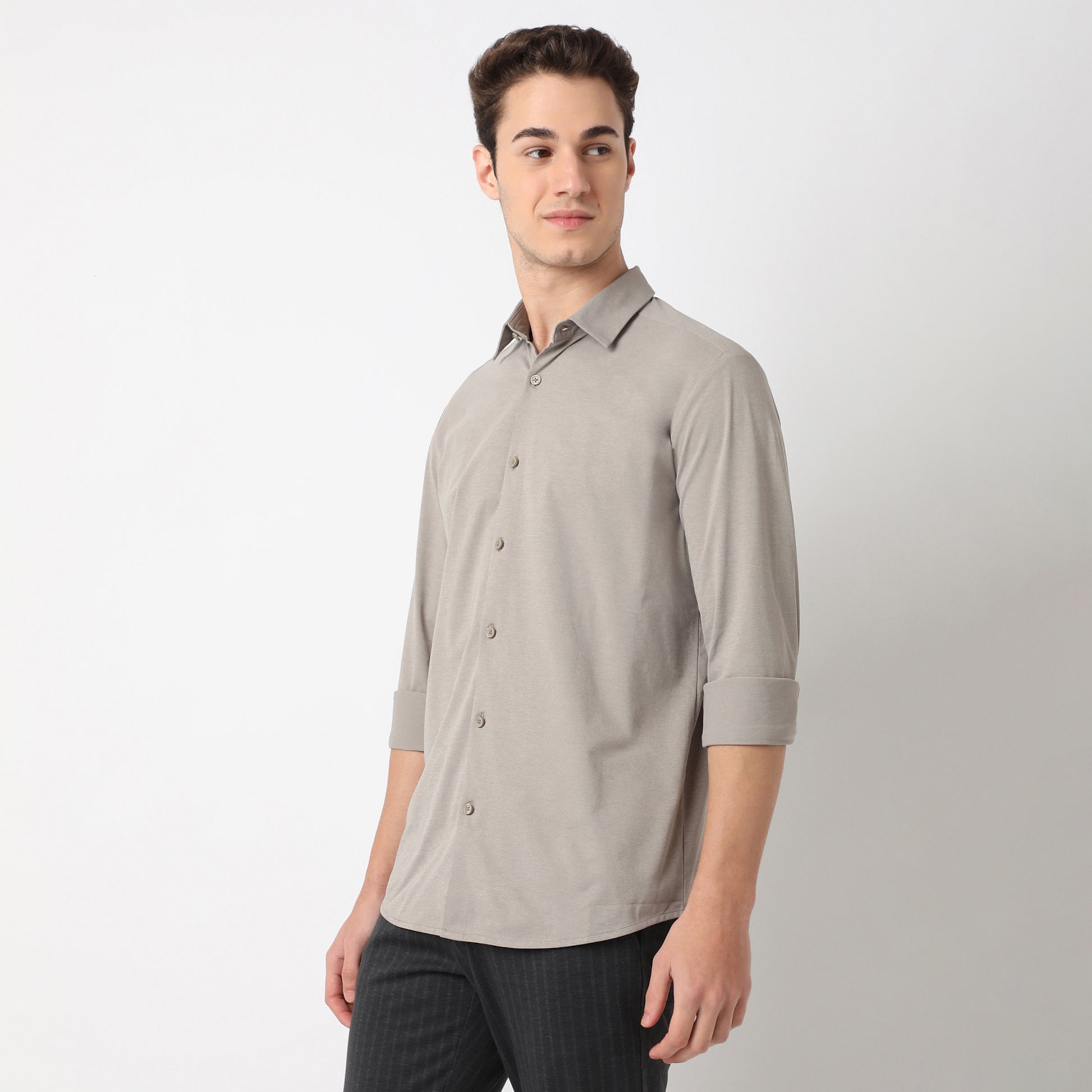 Slim Fit Modern Smart Travelator Shirt