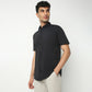 Regular Fit Solid Shirt Collar Regular Length Shirt