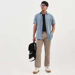 Travelator Half Sleeves Shirt - 4-Way Ultra Stretch with "Zero Top Stitch" - Made For Travel