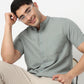 Linen Enriched Fine Natural Blend Shirt Half Sleeve Band Collar
