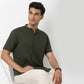 Lininᵉˣ - Linen Enriched Fine Natural Blend Shirt Half Sleeve Band Collar