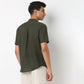 Lininᵉˣ - Linen Enriched Fine Natural Blend Shirt Half Sleeve Band Collar