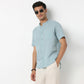 Lininᵉˣ - Linen Enriched Fine Natural Blend Shirt Half Sleeve Band Collar