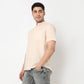 Linen Enriched Fine Natural Blend Shirt Half Sleeve Band Collar
