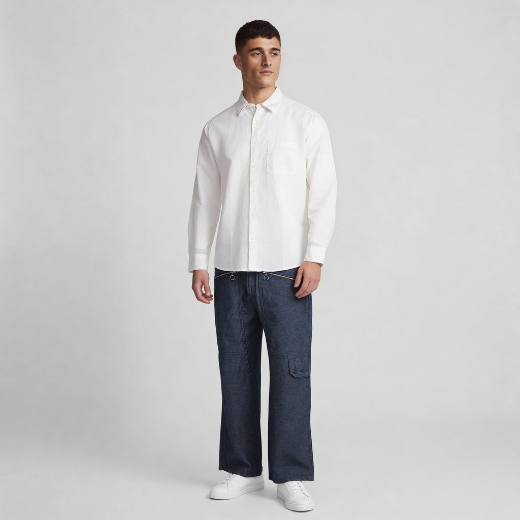 Smart Solid Linen Shirt