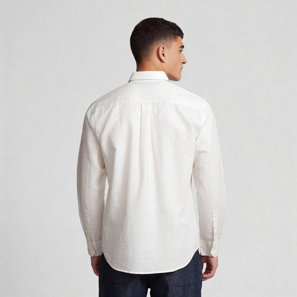 Smart Solid Linen Shirt