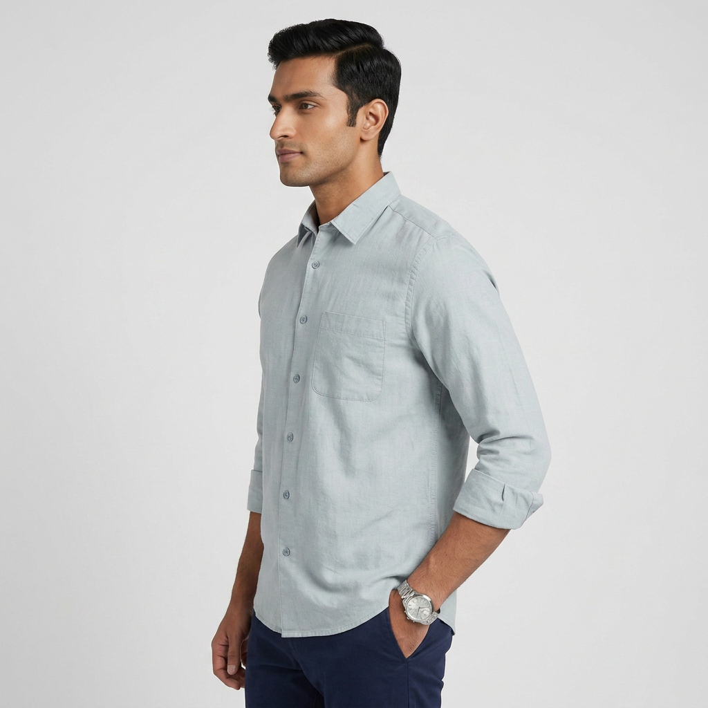 Regular Fit Solid Shirt