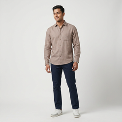 Regular Fit Solid Shirt