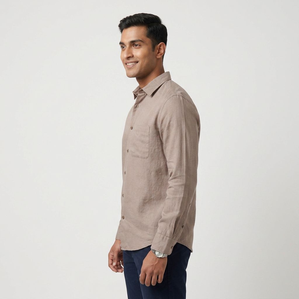 Regular Fit Solid Shirt