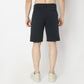 Regular Fit Solid Above Knee Mid Rise Shorts